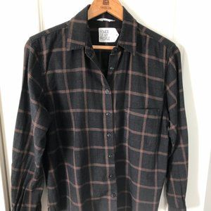 POWER OF MY PEOPLE BLACK PLAID FLANNEL SHIRT